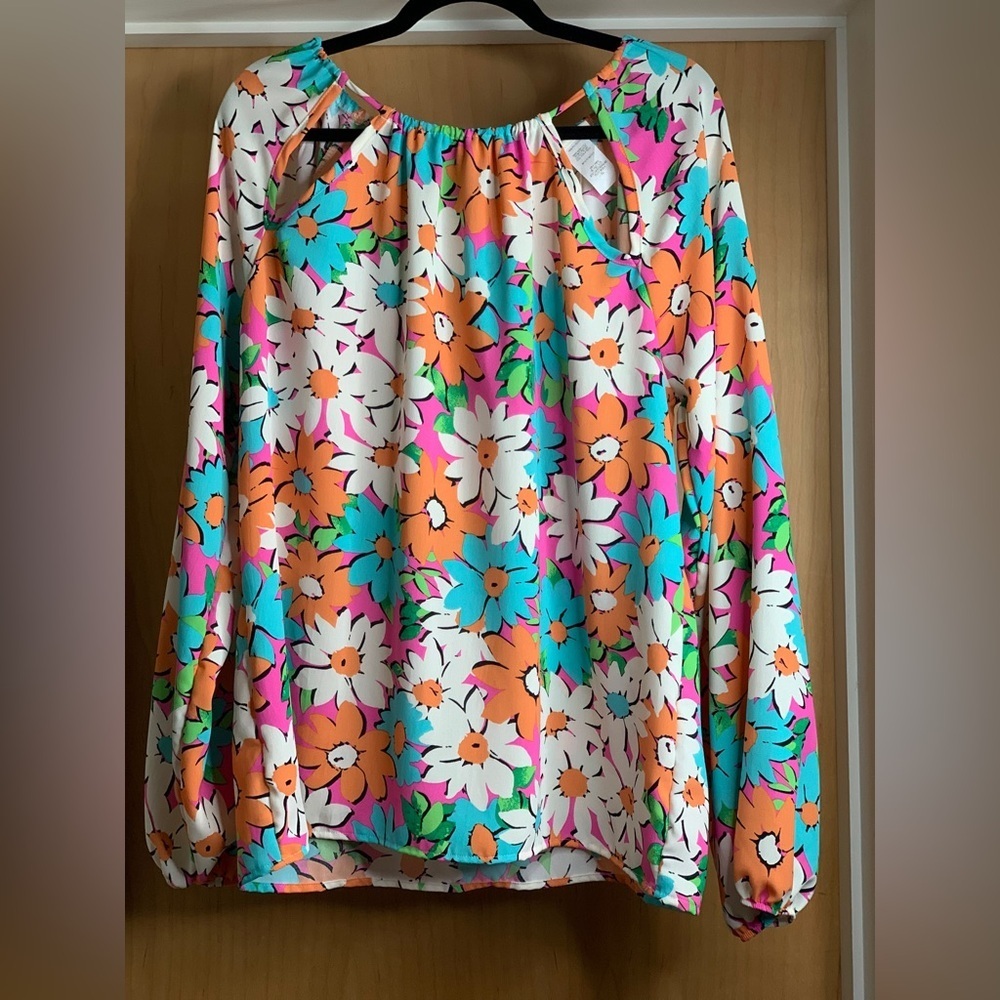 BIB! Floral Pattern Women's Top. Size-X-Large